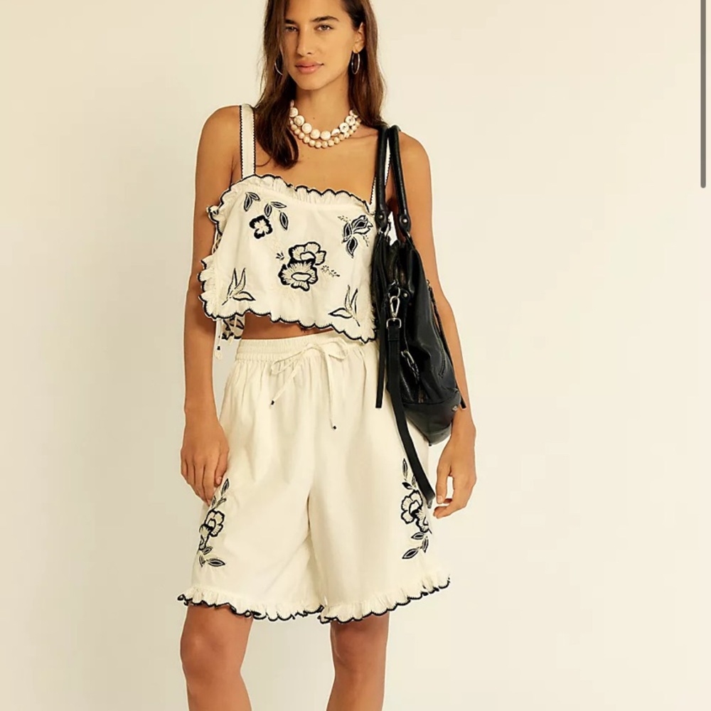 FREE PEOPLE MARIN LONG SHORT SET